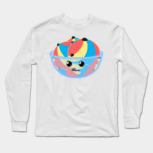 Polyamorous ice cream pride Long Sleeve T-Shirt